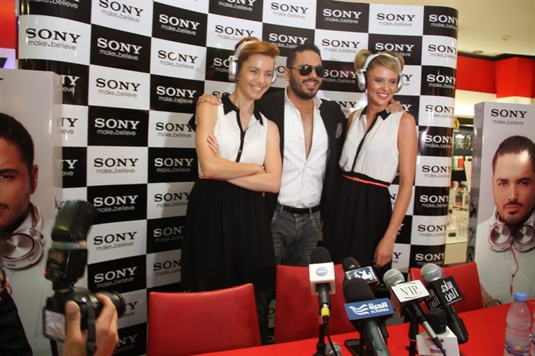 Ramy Ayach Launching of Sony XB Headphones